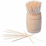 Hygienic wooden toothpicks